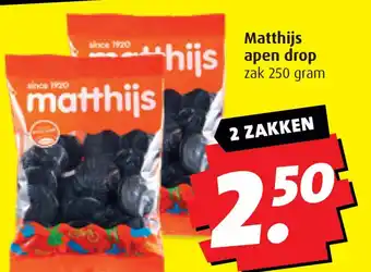 Boni Matthijs apen drop aanbieding