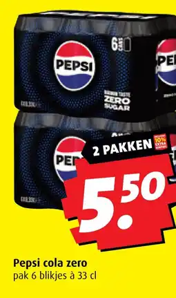 Boni Pepsi cola zero aanbieding