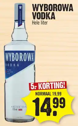 Super Dirck 3 Wyborowa vodka aanbieding