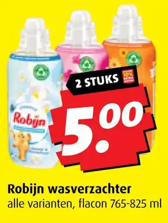 Boni Robijn wasverzachter aanbieding