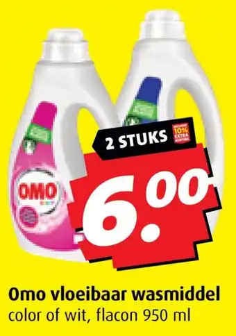 Boni Omo vloeibaar wasmiddel aanbieding