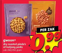 Boni gwoon dry roasted pinda's of katjang pedis aanbieding
