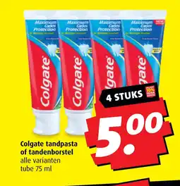 Boni Colgate tandpasta of tandenborstel aanbieding