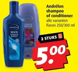 Boni Andrélon shampoo of conditioner aanbieding