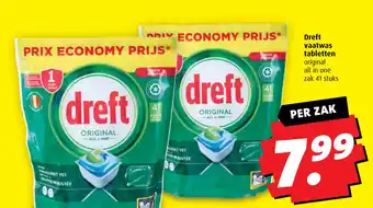 Boni Dreft vaatwas tabletten aanbieding