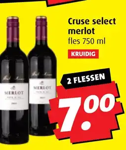Boni Cruse select merlot aanbieding