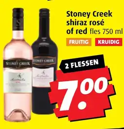 Boni Stoney Creek shiraz rosé of red aanbieding