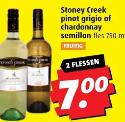 Boni Stoney Creek pinot grigio of chardonnay semillon aanbieding
