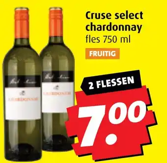 Boni Cruse select chardonnay aanbieding
