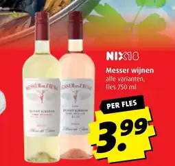 Boni Messer wijnen aanbieding