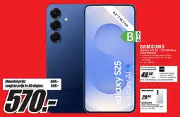 MediaMarkt Samsung Galaxy S25 5G 128 GB Navy Smartphone aanbieding