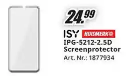 MediaMarkt ISY IPG-5212-2.5D Screenprotector aanbieding