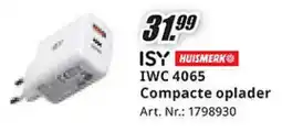 MediaMarkt ISY IWC 4065 Compacte oplader aanbieding