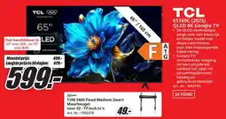 MediaMarkt TCL 65T69C (2025) QLED 4K Google TV aanbieding