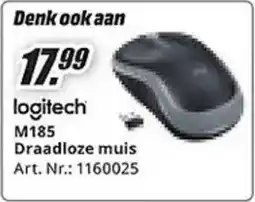 MediaMarkt Logitech M185 Draadloze muis aanbieding
