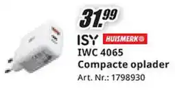 MediaMarkt ISY IWC 4065 Compacte oplader aanbieding
