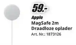 MediaMarkt Apple MagSafe 2m Draadloze oplader aanbieding