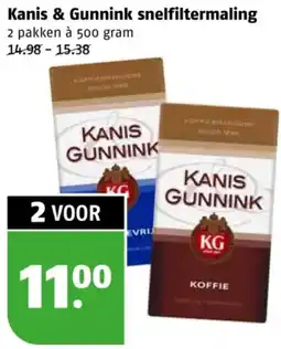 Poiesz Kanis & Gunnink snelfiltermaling aanbieding