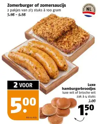 Poiesz Zomerburger of zomersaucijs aanbieding