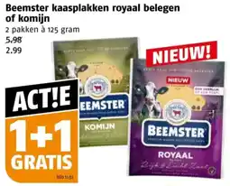 Poiesz Beemster kaasplakken royaal belegen of komijn aanbieding