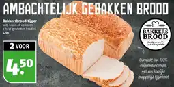 Poiesz Bakkersbrood tijger aanbieding