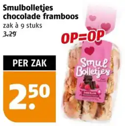 Poiesz Smulbolletjes chocolade framboos aanbieding