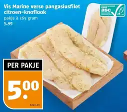 Poiesz Vis Marine verse pangasiusfilet citroen knoflook aanbieding