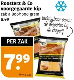 Poiesz Roosterz & Co voorgegaarde kip aanbieding