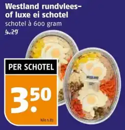 Poiesz Westland rundvlees of luxe ei schotel aanbieding
