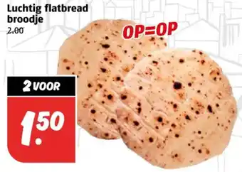 Poiesz Luchtig flatbread broodje aanbieding