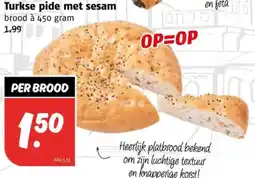 Poiesz Turkse pide met sesam aanbieding