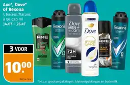 Poiesz Axe, Dove of Rexona aanbieding