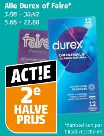 Poiesz Alle Durex of Faire aanbieding