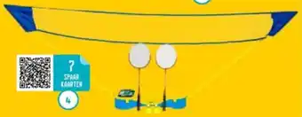 Poiesz Badminton net set in koffer aanbieding