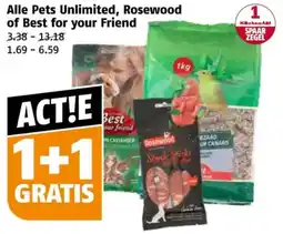 Poiesz Alle Pets Unlimited, Rosewood of Best for your Friend aanbieding