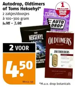 Poiesz Autodrop, Oldtimers of Toms Heksehyl aanbieding
