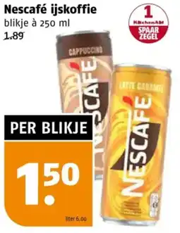 Poiesz Nescafé ijskoffie aanbieding