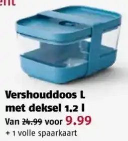 Poiesz Vershouddoos L met deksel aanbieding