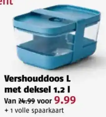 Poiesz Vershouddoos L met deksel aanbieding