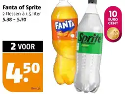 Poiesz Fanta of Sprite aanbieding