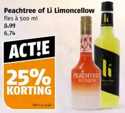 Poiesz Peachtree of Li Limoncellow aanbieding