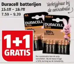 Poiesz Duracell batterijen aanbieding