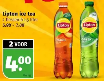 Poiesz Lipton ice tea aanbieding