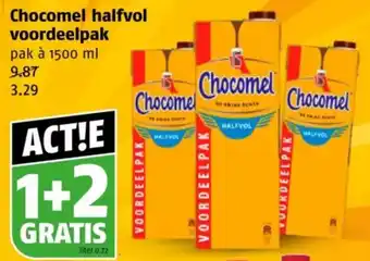 Poiesz Chocomel halfvol voordeelpak aanbieding