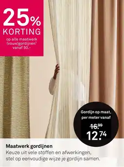 Karwei Maatwerk gordijnen aanbieding