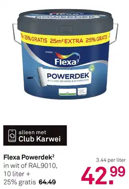 Karwei Flexa Powerdek² aanbieding