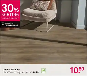 Karwei Laminaat Valley aanbieding