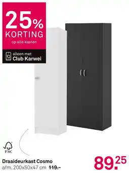 Karwei Draaideurkast Cosmo aanbieding