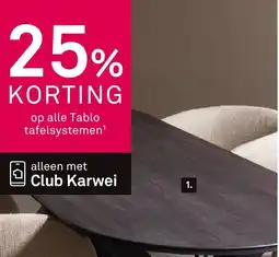 Karwei Woood tafelblad tablo aanbieding