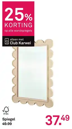 Karwei Spiegel aanbieding